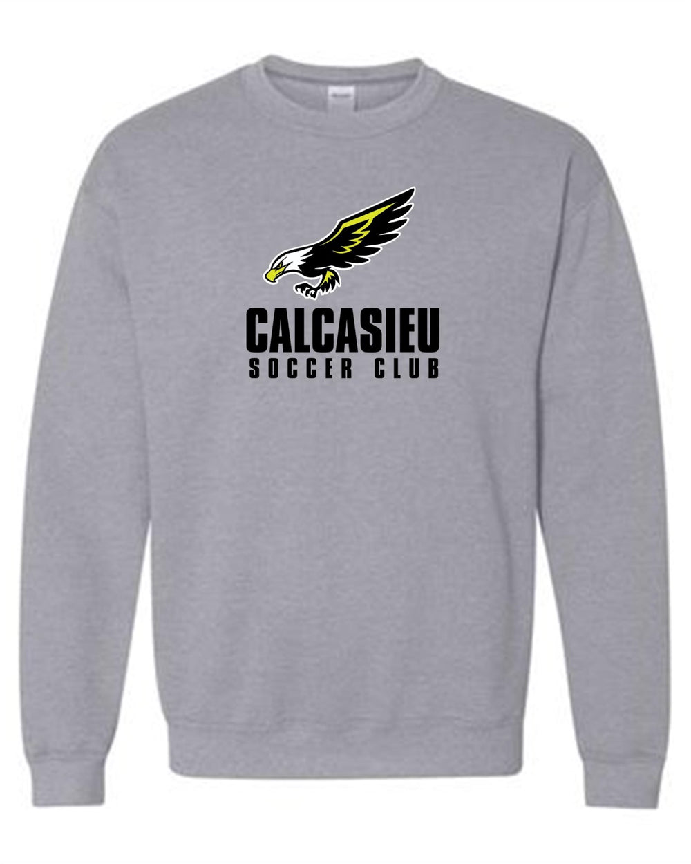 Calcasieu With Eagle Crewneck Sweatshirt CSC Spiritwear - Third Coast Soccer