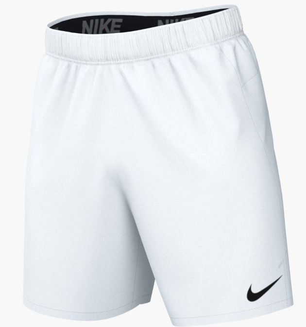 Nike Men's Team Dri-Fit Flex Woven Short (No Pockets) Shorts White Mens Small - Third Coast Soccer