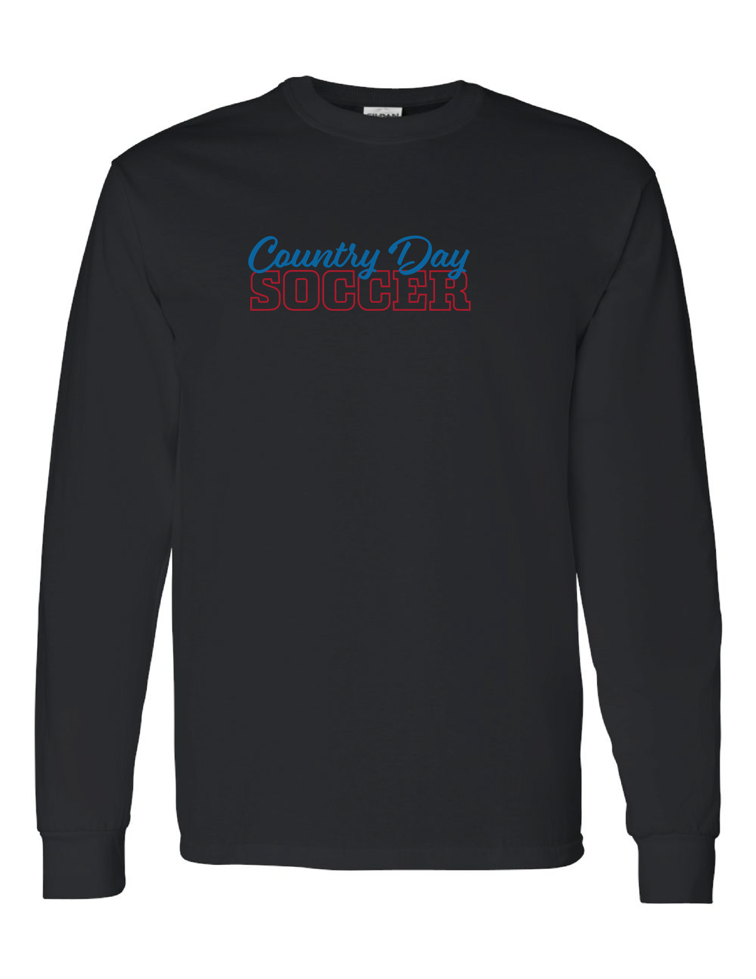 Country Day Soccer Wordmark Long-Sleeve T-Shirt