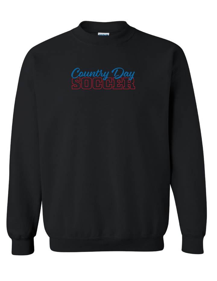 Country Day Soccer Wordmark Crewneck Sweatshirt