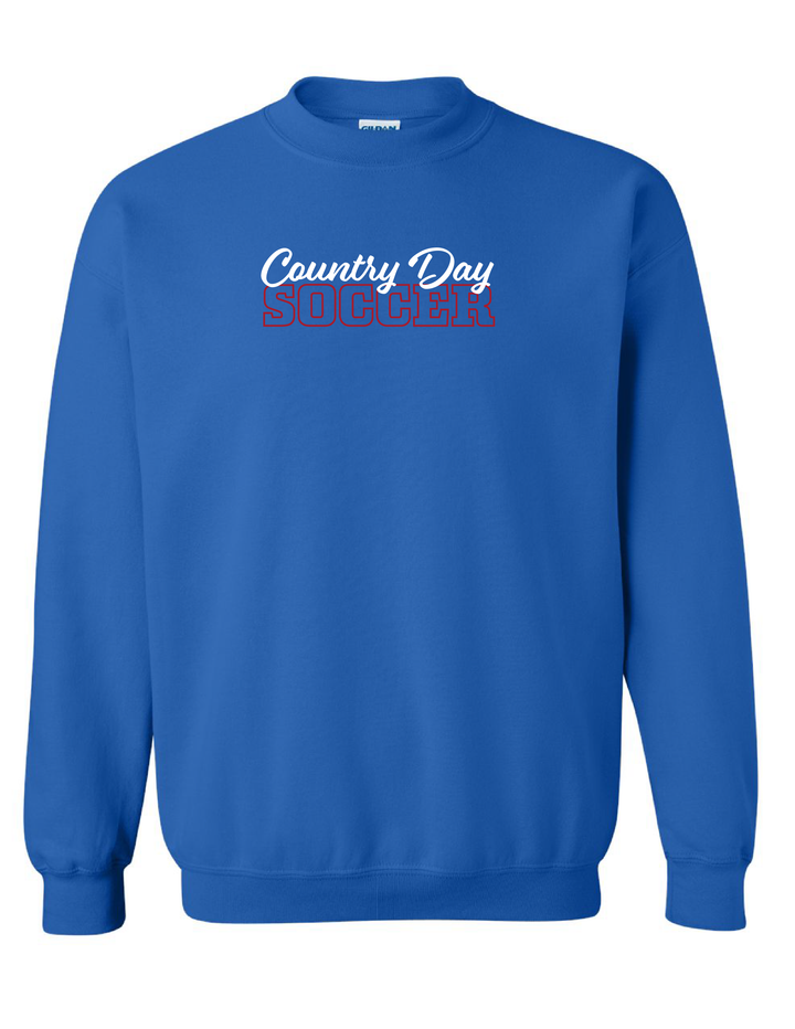 Country Day Soccer Wordmark Crewneck Sweatshirt