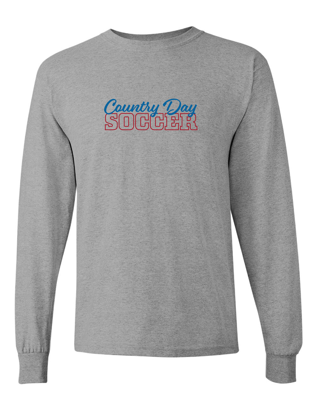 Country Day Soccer Wordmark Long-Sleeve T-Shirt