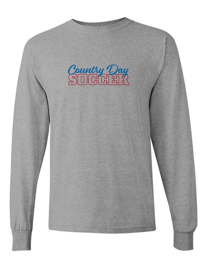 Country Day Soccer Wordmark Long-Sleeve T-Shirt