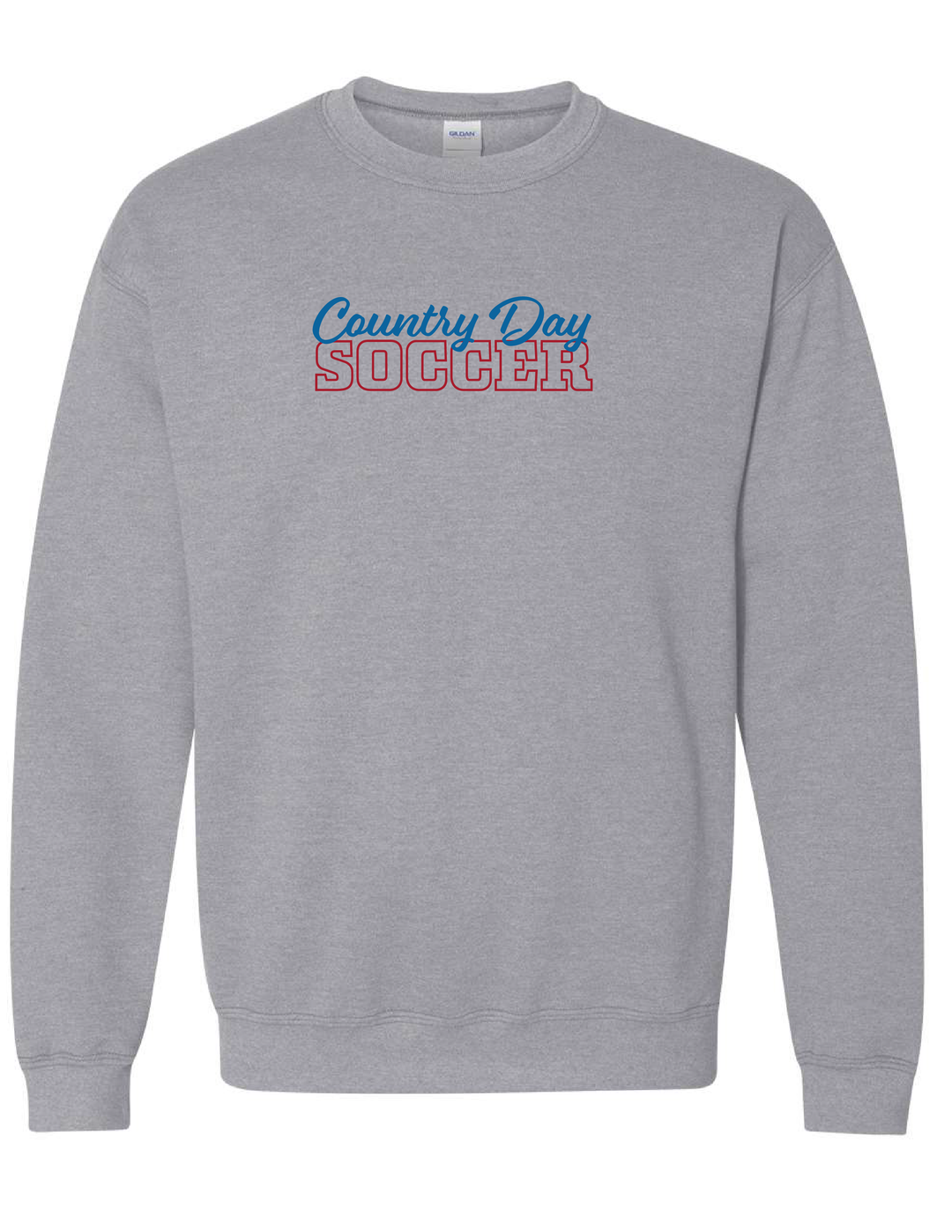 Country Day Soccer Wordmark Crewneck Sweatshirt