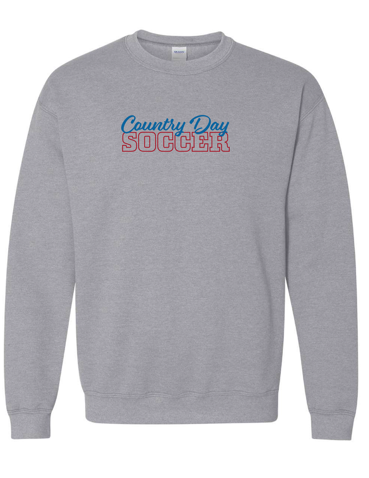 Country Day Soccer Wordmark Crewneck Sweatshirt