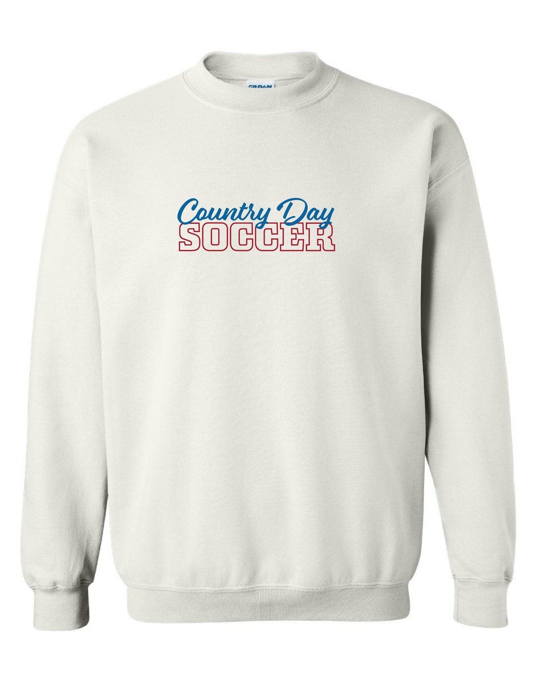 Country Day Soccer Wordmark Crewneck Sweatshirt