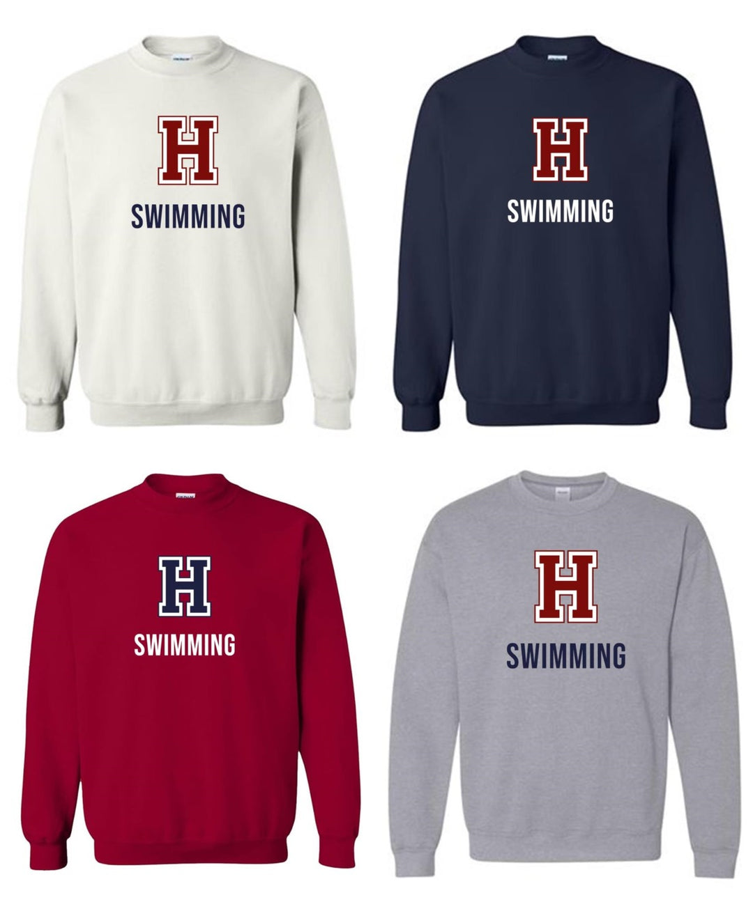 Hannan Swimming Crew Neck Sweatshirt Hannan Swimming 24   - Third Coast Soccer