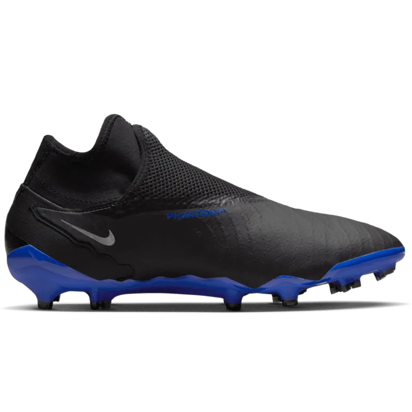 Nike Phantom GX Pro FG - Black/Chrome/Hyper Royal Men's Footwear Closeout - Third Coast Soccer