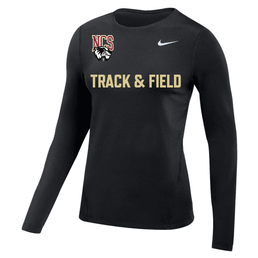 Nike Northlake Women's Pro LS Top 2.0 - Black Northlake Track and Field Black/White Womens X-Small - Third Coast Soccer