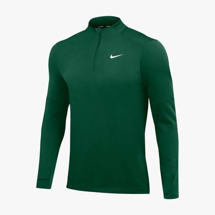 Nike DF Element 1/2 Zip Top Jackets Team Dark Green/White Mens Small - Third Coast Soccer