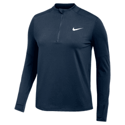 Nike Women's DF Element 1/2 Zip Top Training Wear Team Navy/White (Heather) Womens XSmall - Third Coast Soccer