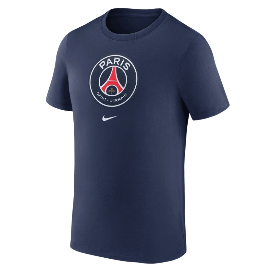 Nike Paris Saint-Germain Crest T-Shirt - Midnight Navy Club Replica   - Third Coast Soccer
