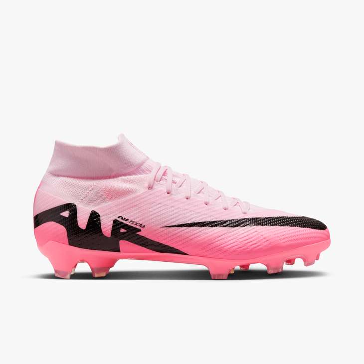 Nike Mercurial Superfly 9 Pro FG - Pink Foam/Black Mens Footwear   - Third Coast Soccer