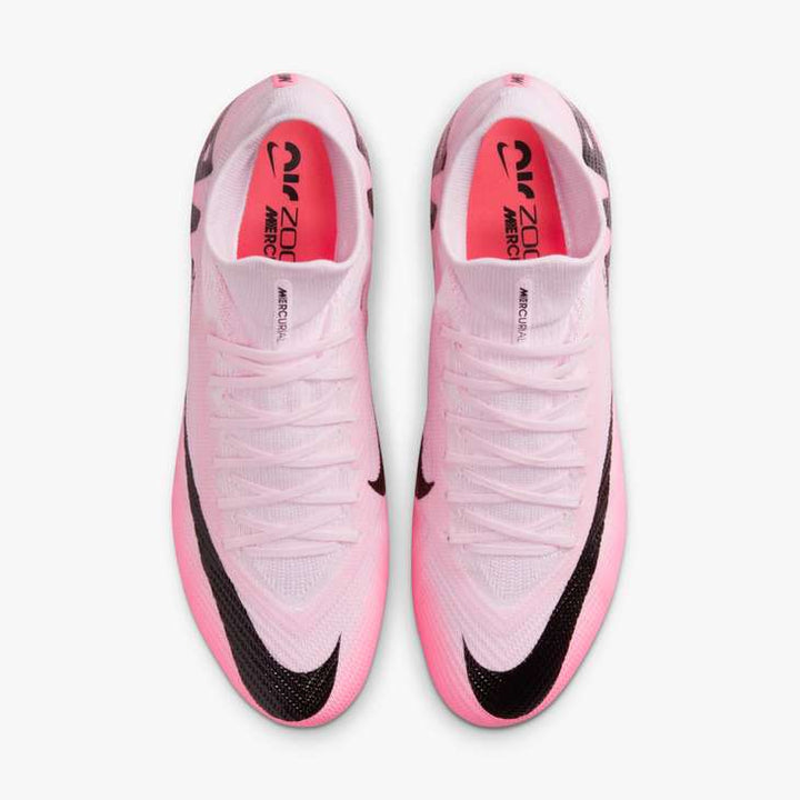 Nike Mercurial Superfly 9 Pro FG - Pink Foam/Black Mens Footwear   - Third Coast Soccer