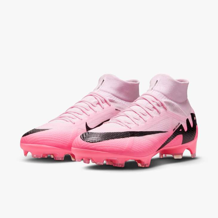 Nike Mercurial Superfly 9 Pro FG - Pink Foam/Black Mens Footwear   - Third Coast Soccer