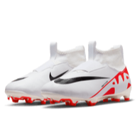 Nike Junior Zoom Mercurial Superfly 9 Academy FG - Crimson/White/Black Youth Footwear Bright Crimson/White/Black Youth 1 - Third Coast Soccer