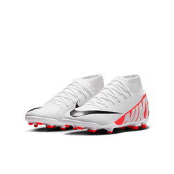 Nike Junior Mercurial Superfly 9 Club FG - Crimson/White/Black Youth Footwear Youth 1 Bright Crimson/White/Black - Third Coast Soccer