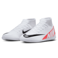 Nike Junior Mercurial Superfly 9 Club IC - Crimson/White/Black Youth Footwear   - Third Coast Soccer
