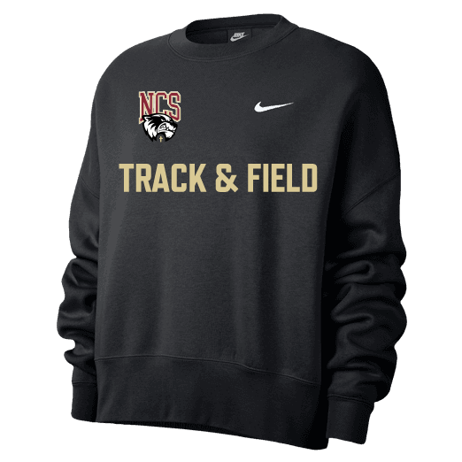 Nike Northlake Track & Field Women's Team Crew Fleece - Black Northlake Track and Field   - Third Coast Soccer