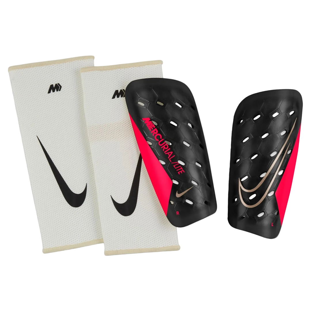 Nike Mercurial Lite Shinguard - Black/Crimson/Blur