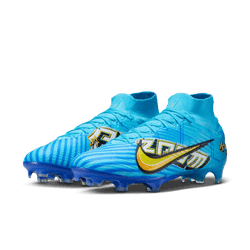 Nike Zoom Mercurial Superfly 9 Elite KM FG - Baltic Blue/White Men's Footwear   - Third Coast Soccer