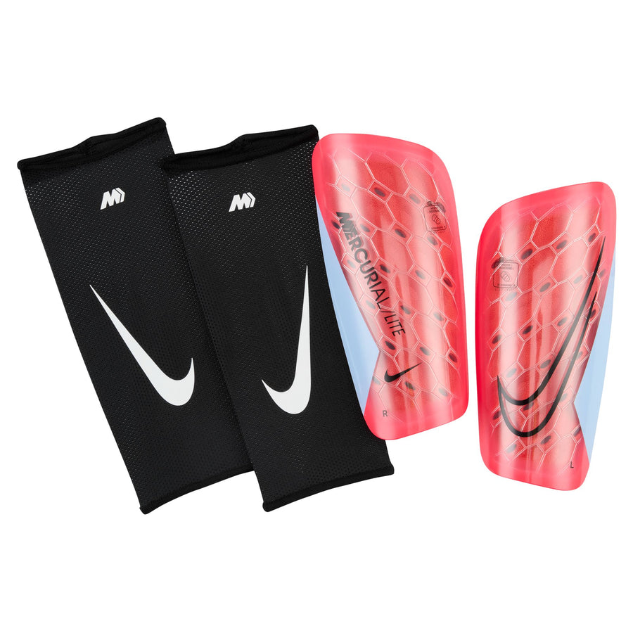 Nike Mercurial Lite Shinguard - Crimson/Royal/Black Adult Shinguards - Third Coast Soccer