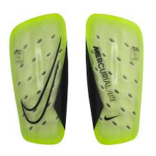 Nike Mercurial Lite Shinguard - Volt/Black Adult Shinguards   - Third Coast Soccer