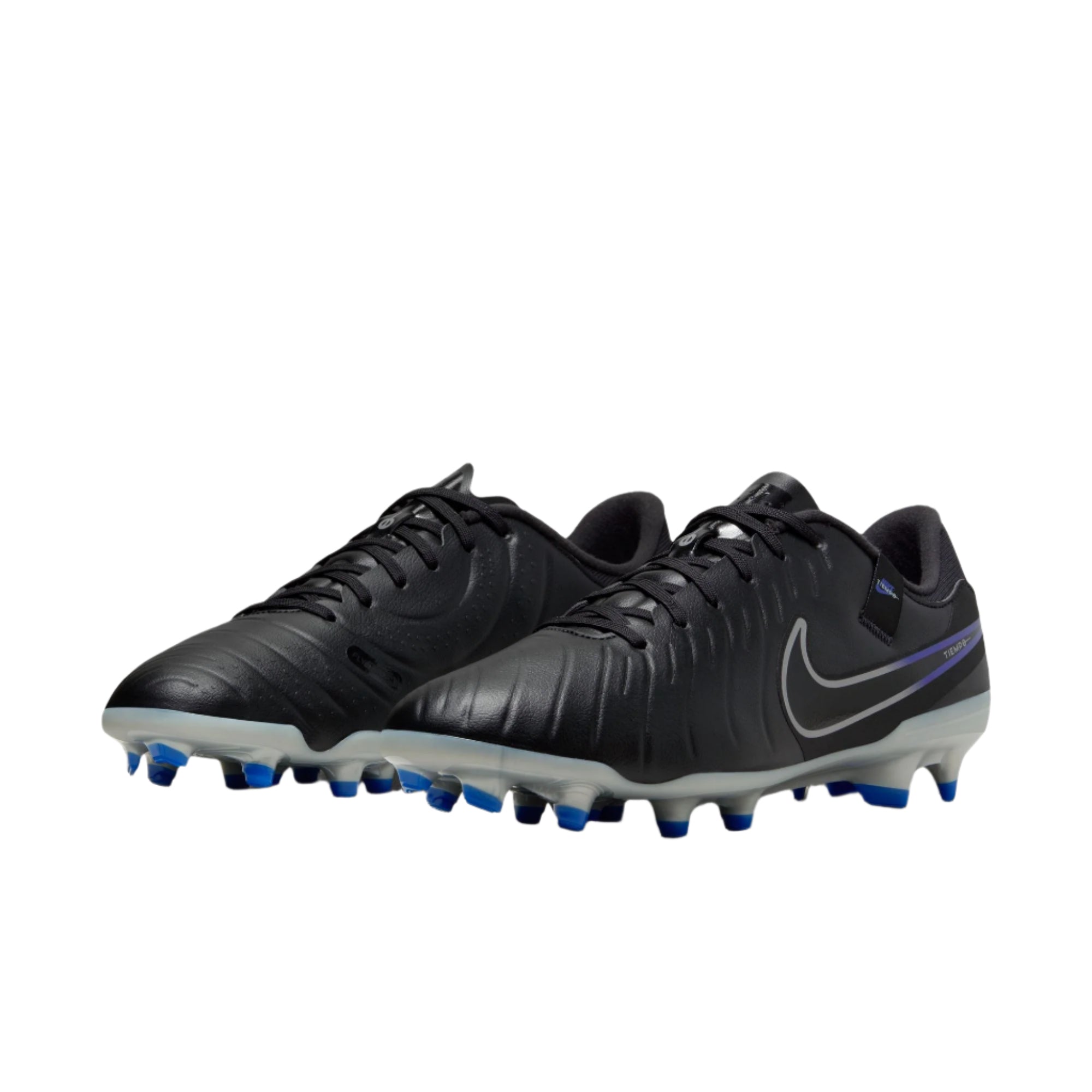 Nike Tiempo Legend 10 Academy FG - Black/Chrome/Hyper Royal