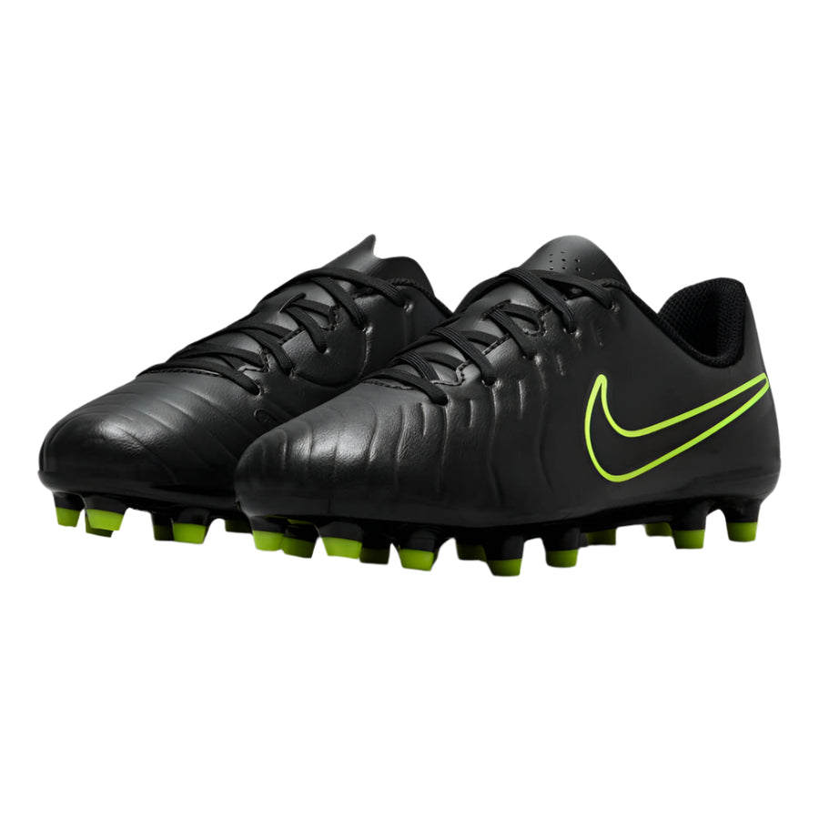 Nike Junior Tiempo Legend 10 Club FG - Black/Volt Youth Footwear - Third Coast Soccer