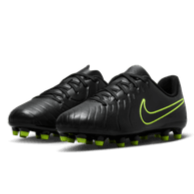 Nike Junior Tiempo Legend 10 Club FG - Black/Volt Youth Footwear   - Third Coast Soccer