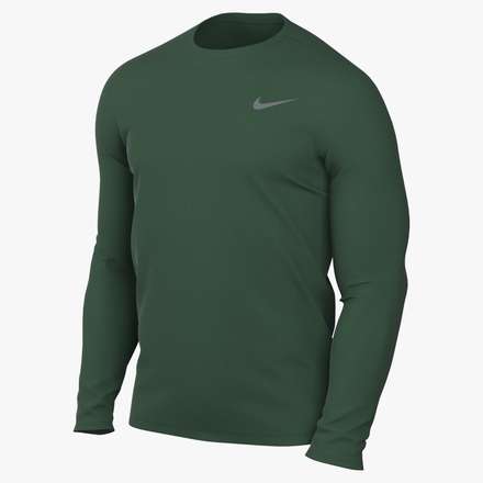 Nike Team Legend LS Tee Training Wear Gorge Green/Cool Grey Mens Small - Third Coast Soccer