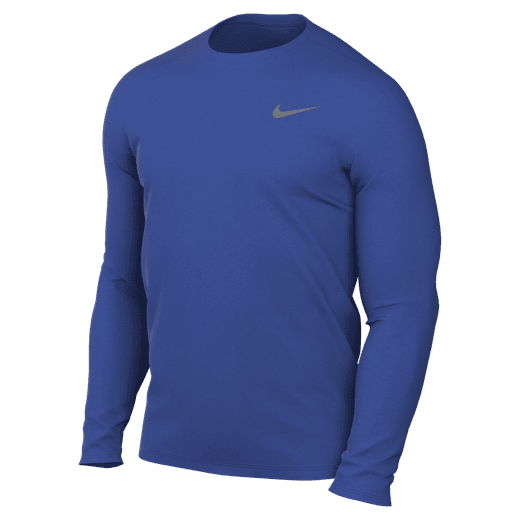 Nike Team Legend LS Tee Training Wear Game Royal/Cool Grey Mens Small - Third Coast Soccer