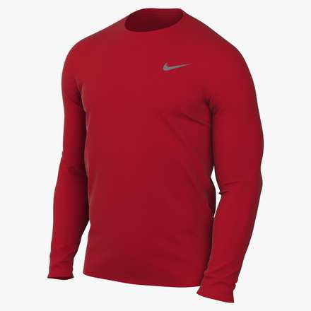 Nike Team Legend LS Tee Training Wear University Red/Cool Grey Mens Small - Third Coast Soccer