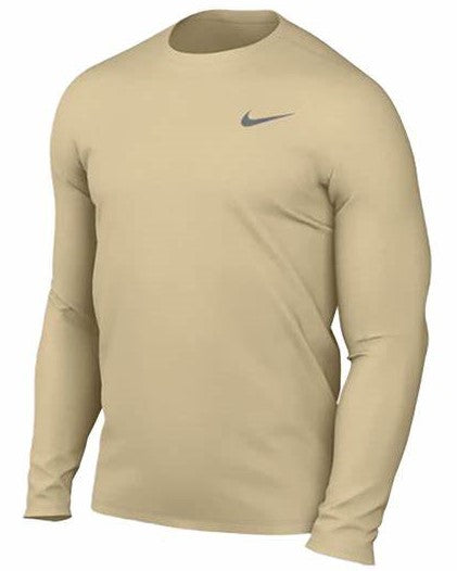 Nike Team Legend LS Tee Training Wear Team Gold/Cool Grey Mens Small - Third Coast Soccer