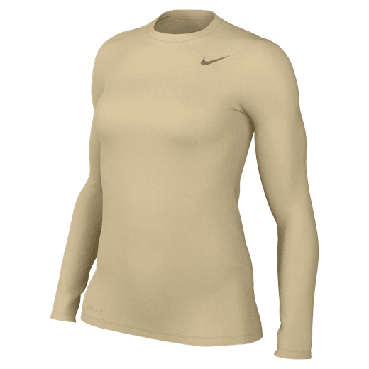 Nike Women's Legend Long-Sleeve Shirt Training Wear Team Gold/Cool Grey Womens Small - Third Coast Soccer