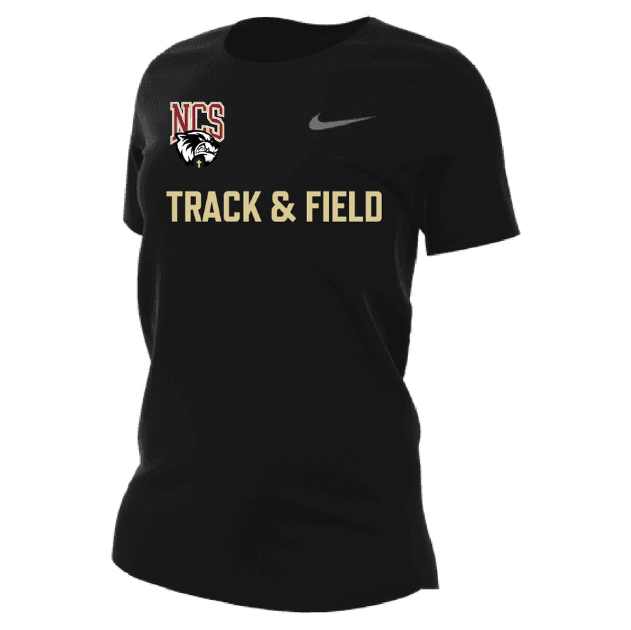 Nike Northlake Track & Field Women's Legend Short-Sleeve Shirt - Black Northlake Track and Field   - Third Coast Soccer