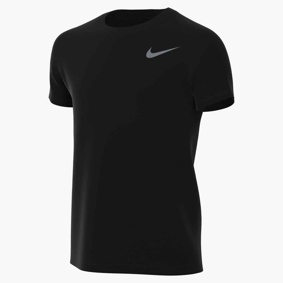 Nike Youth Team Legend SS Tee Training Wear Black/Cool Grey Youth Small - Third Coast Soccer