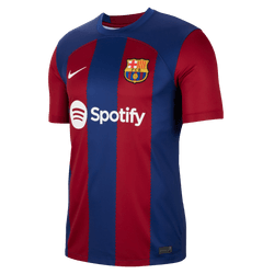 Nike FC Barcelona Home Jersey 23/24 Club Replica Deep Royal Blue/Noble Red/Whit Mens Small - Third Coast Soccer