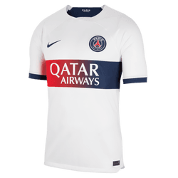 Nike Paris Saint-Germain Away Jersey 23/24 Club Replica White/Midnight Navy Mens Small - Third Coast Soccer
