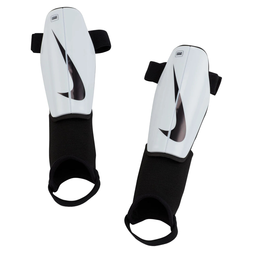 Nike Youth Charge Shin Guards - White/Black