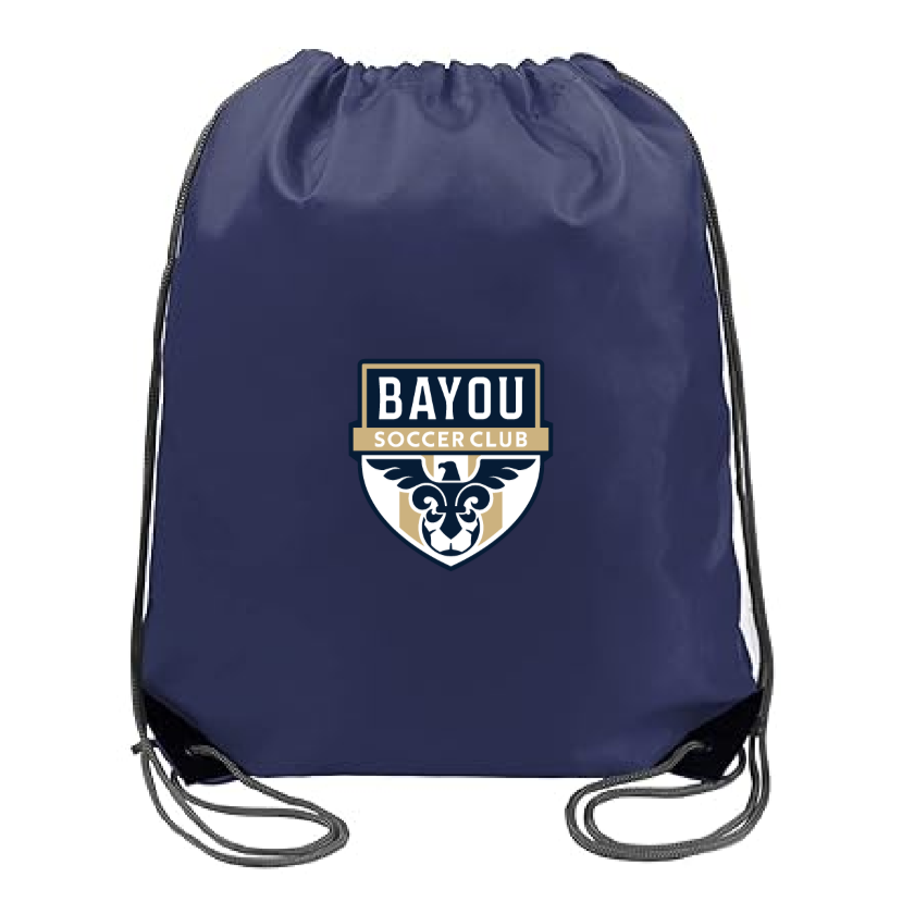 Bayou Soccer Club Drawstring Bag Bayou Soccer Club Spiritwear - Third Coast Soccer
