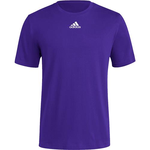 adidas Amplifier SS Tee - Court Purple Training Wear   - Third Coast Soccer