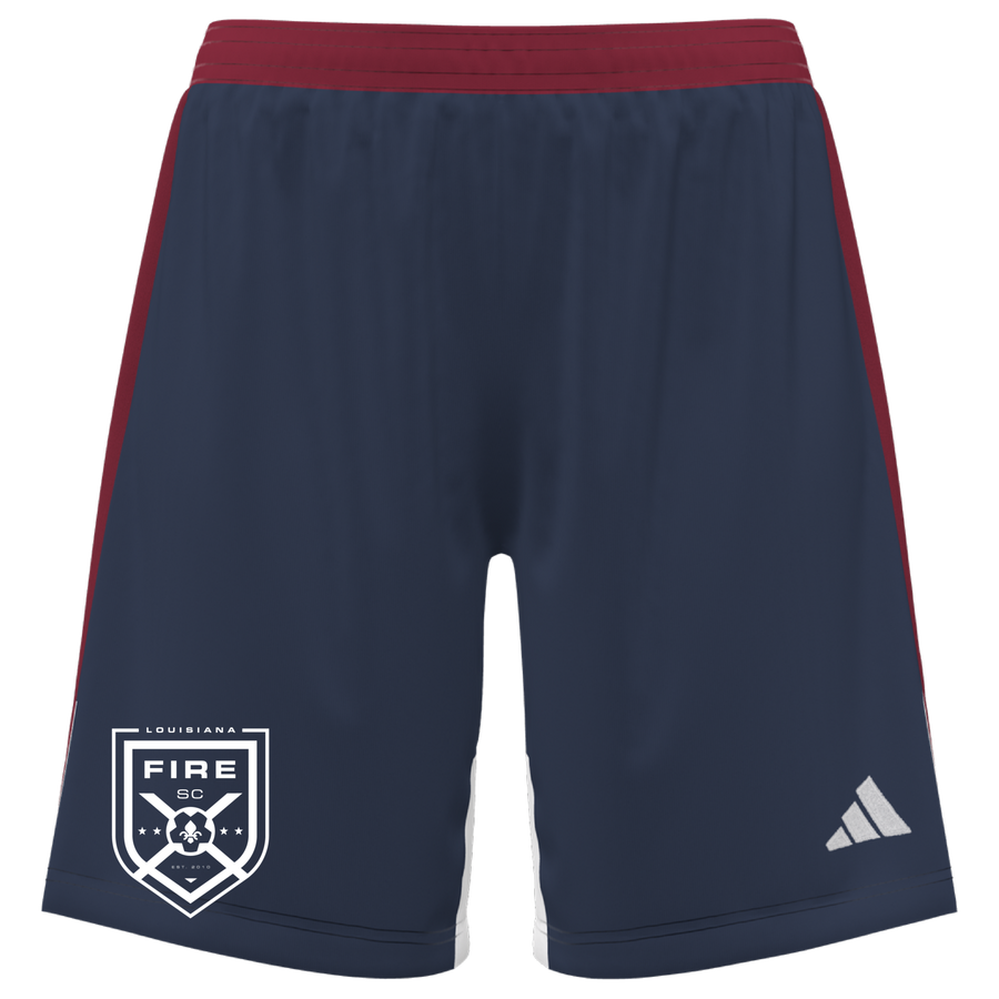 adidas Custom ECNL Women's Entrada 22 Short - Navy/Red ECNL 25 - Third Coast Soccer