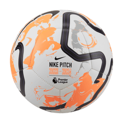 Nike Premier League Pitch Ball - White/Total Orange/Black Balls   - Third Coast Soccer