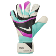 Nike Grip 3 Goalkeeper Glove - Black/Turquoise/Fuchsia/White Goalkeeper   - Third Coast Soccer