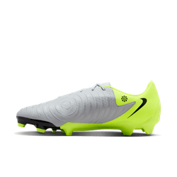 Nike Phantom GX 2 Academy FG/MG - Silver/Black/Volt Mens Footwear   - Third Coast Soccer