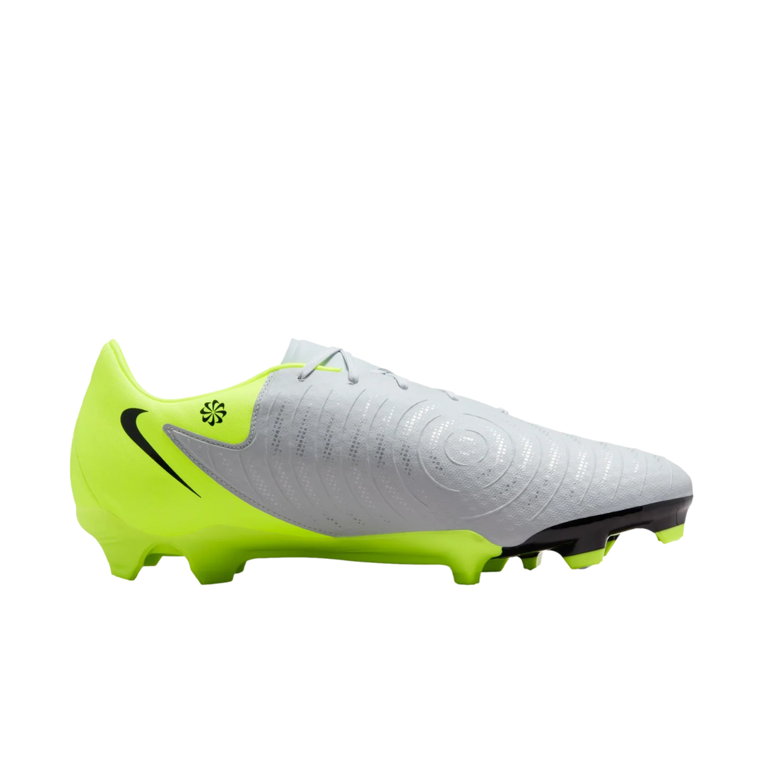 Nike Phantom GX II Academy FG/MG - Silver/Black/Volt Mens Footwear - Third Coast Soccer