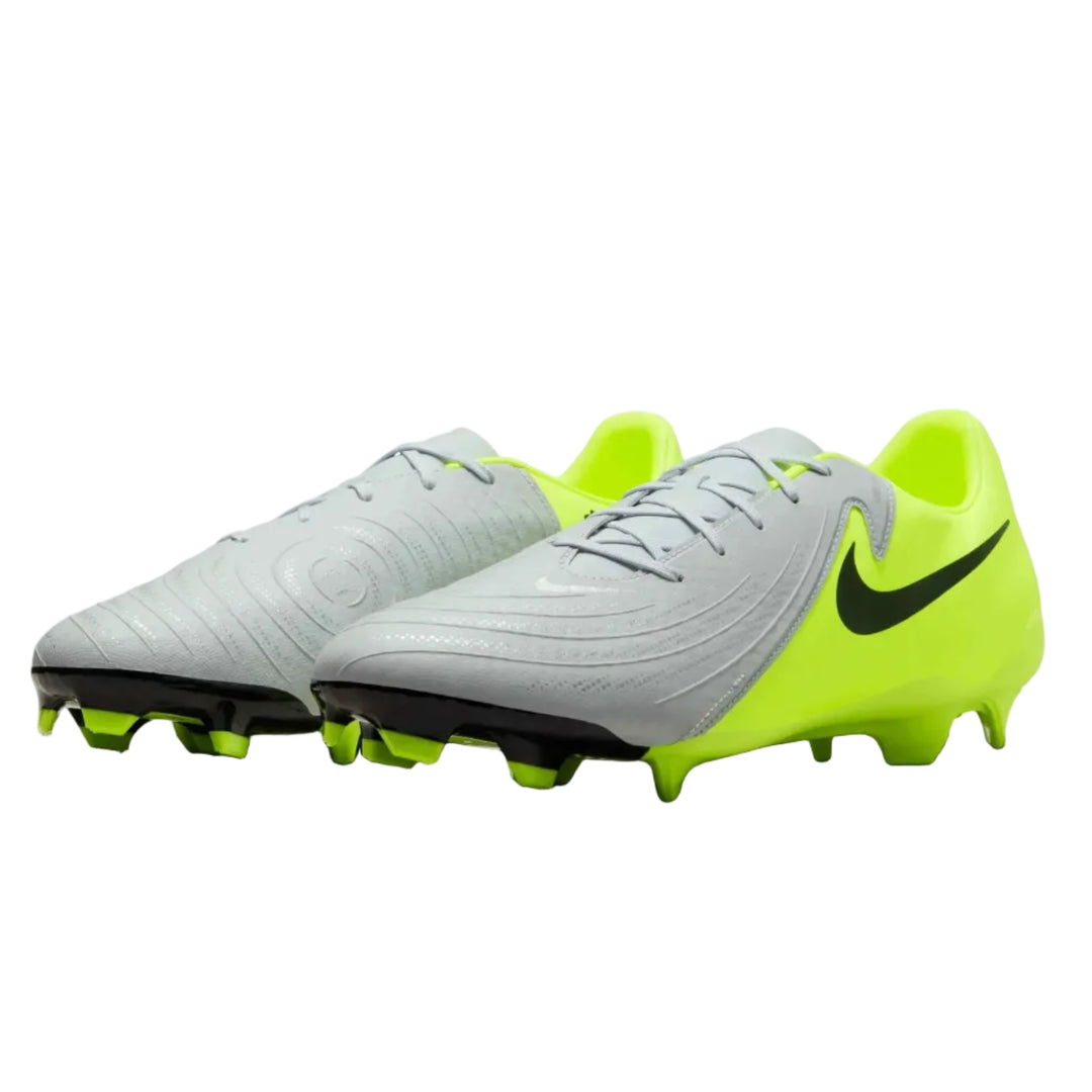Nike Phantom GX II Academy FG/MG - Silver/Black/Volt Mens Footwear - Third Coast Soccer