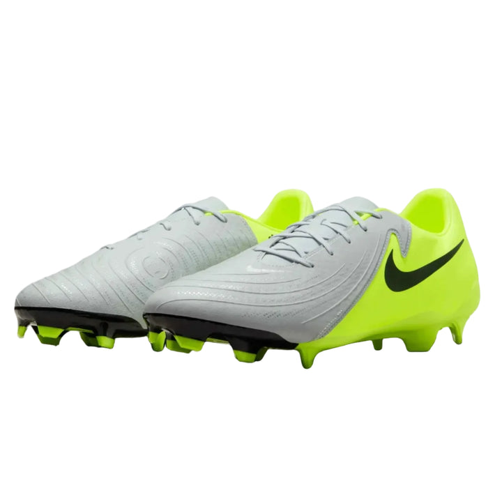 Nike Phantom GX II Academy FG/MG - Silver/Black/Volt Mens Footwear - Third Coast Soccer