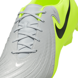 Nike Phantom GX 2 Academy FG/MG - Silver/Black/Volt Mens Footwear   - Third Coast Soccer